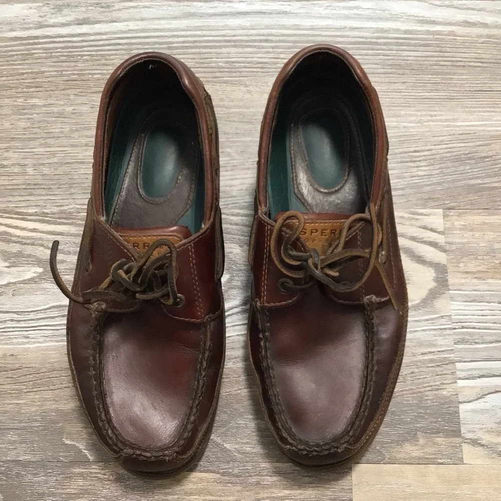 Sperry Amaretto Mako Canoe Moccasin Boat Shoe 8.5
